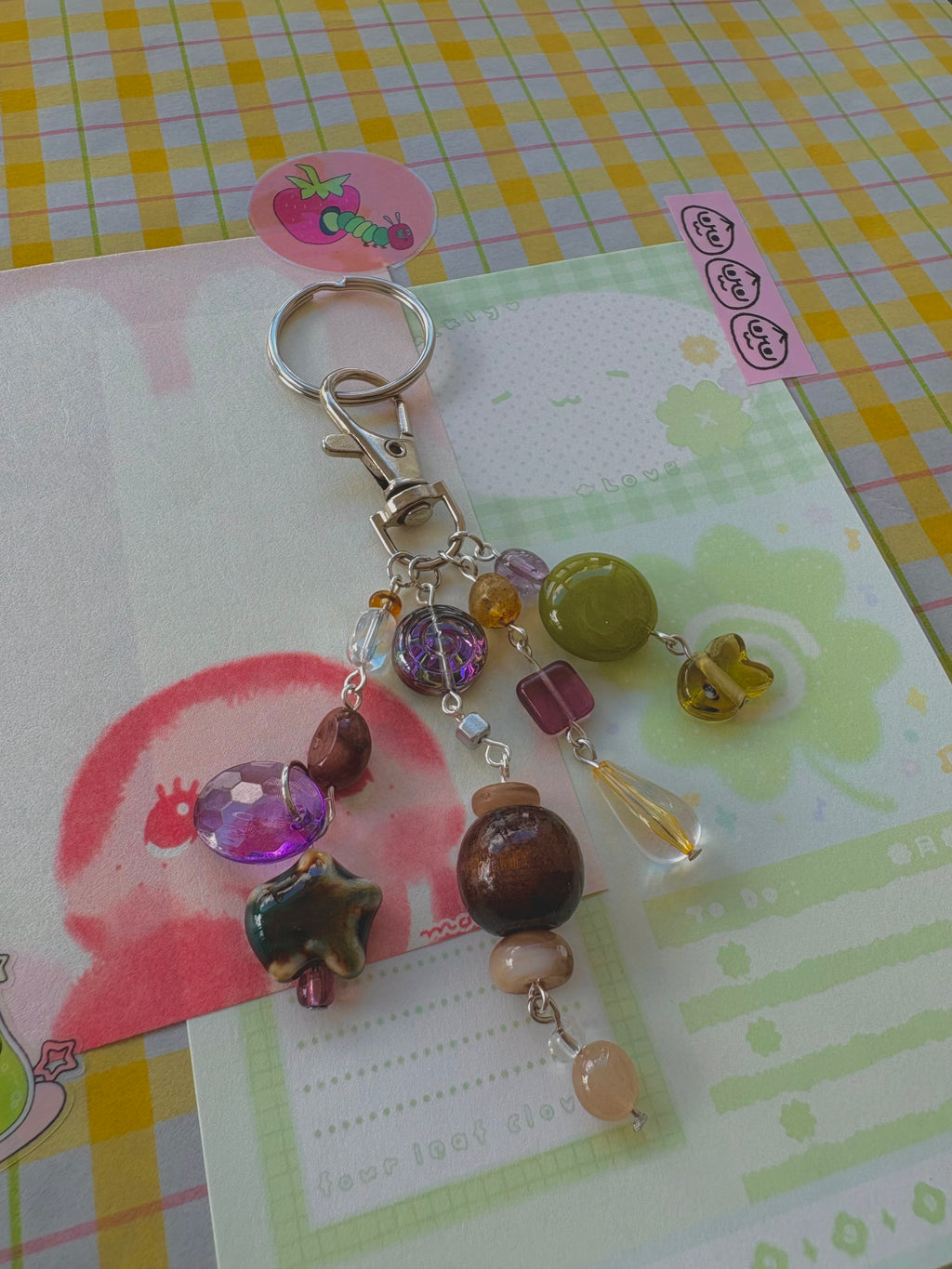 amethyst keychain