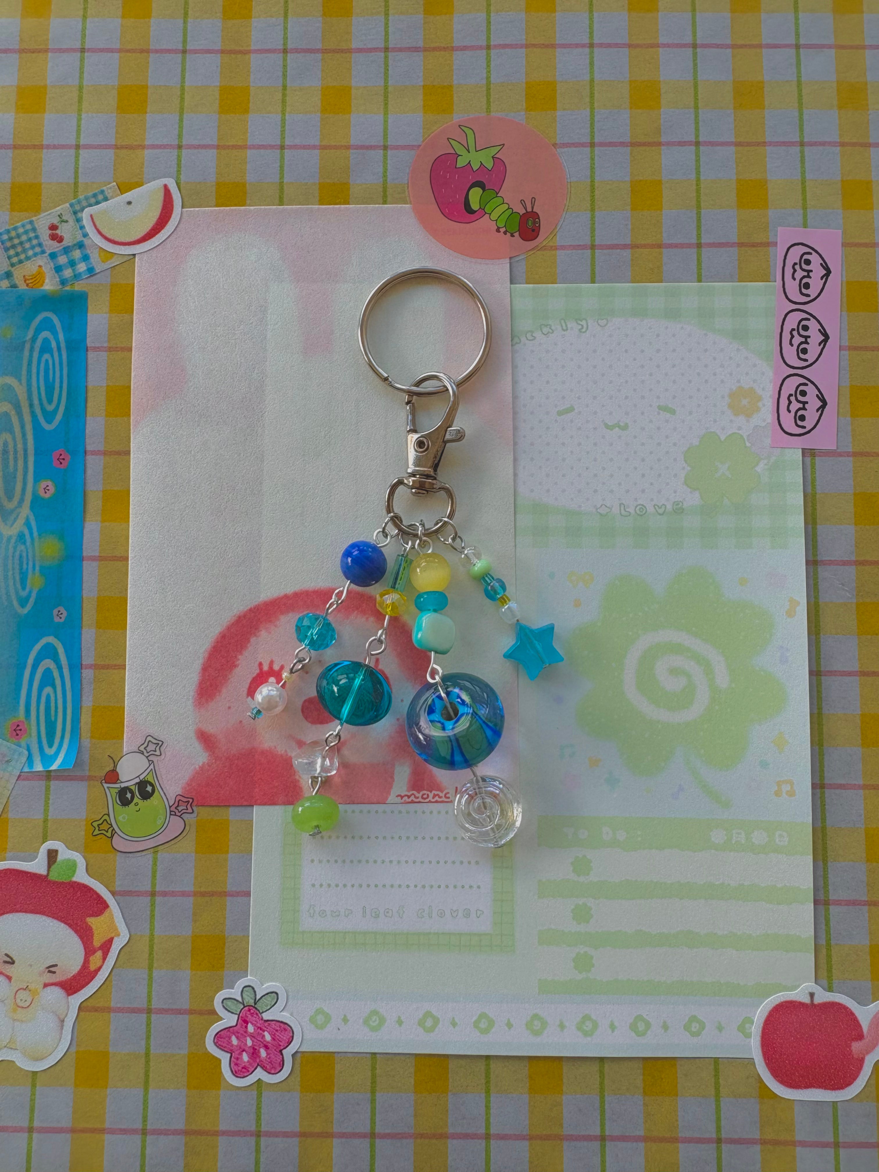 jellyfish keychain
