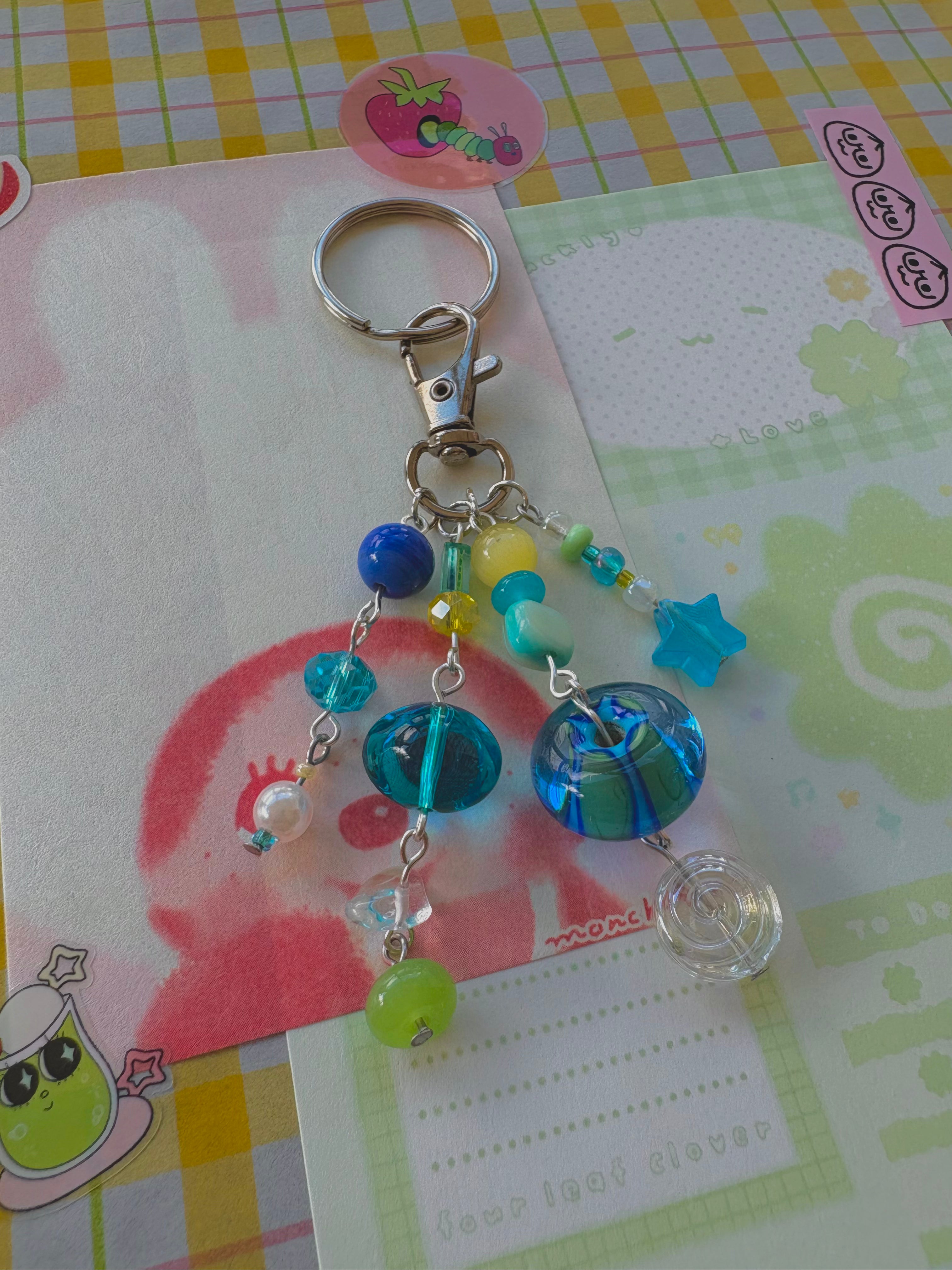 jellyfish keychain