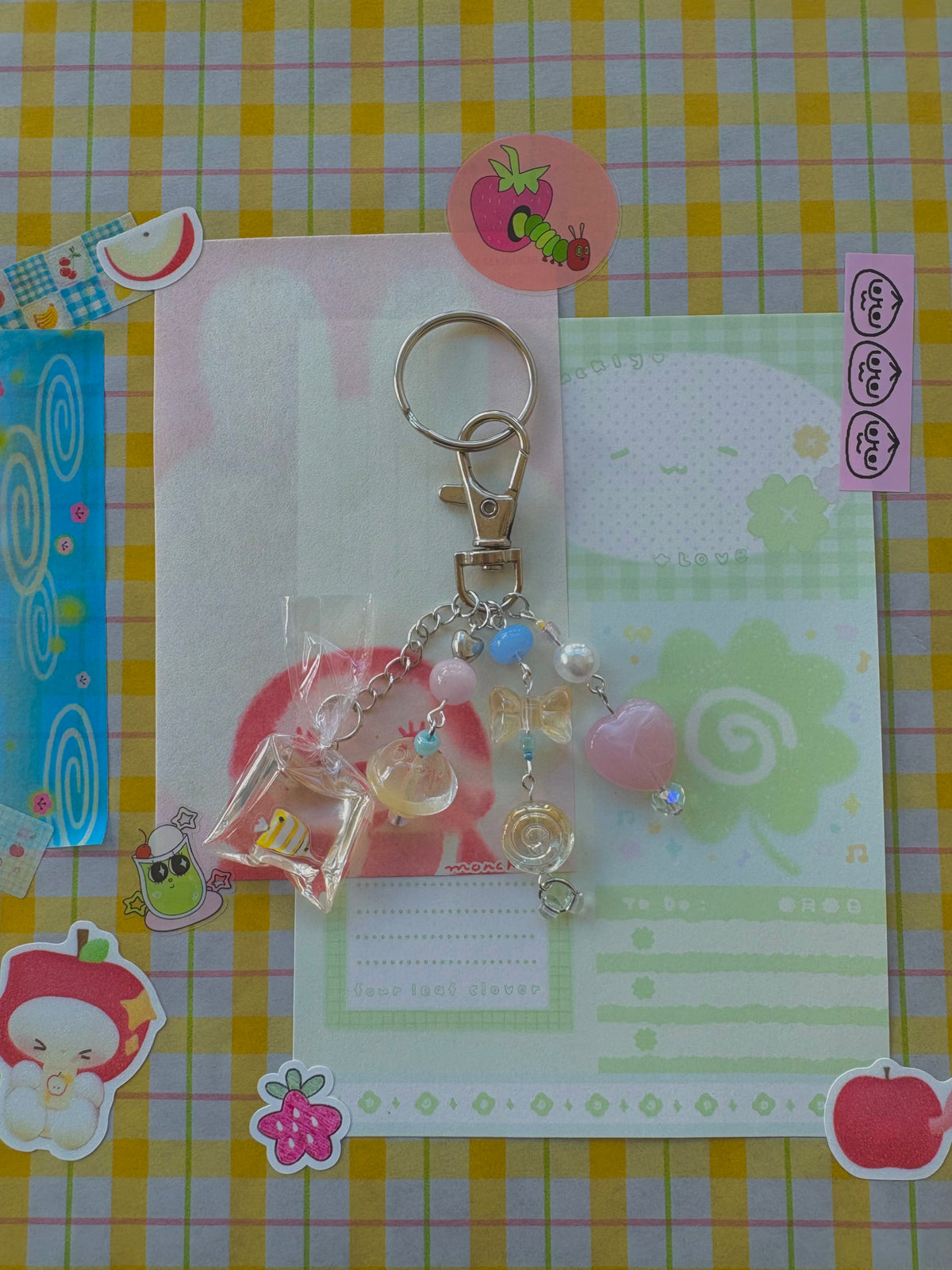 bubblegum keychain