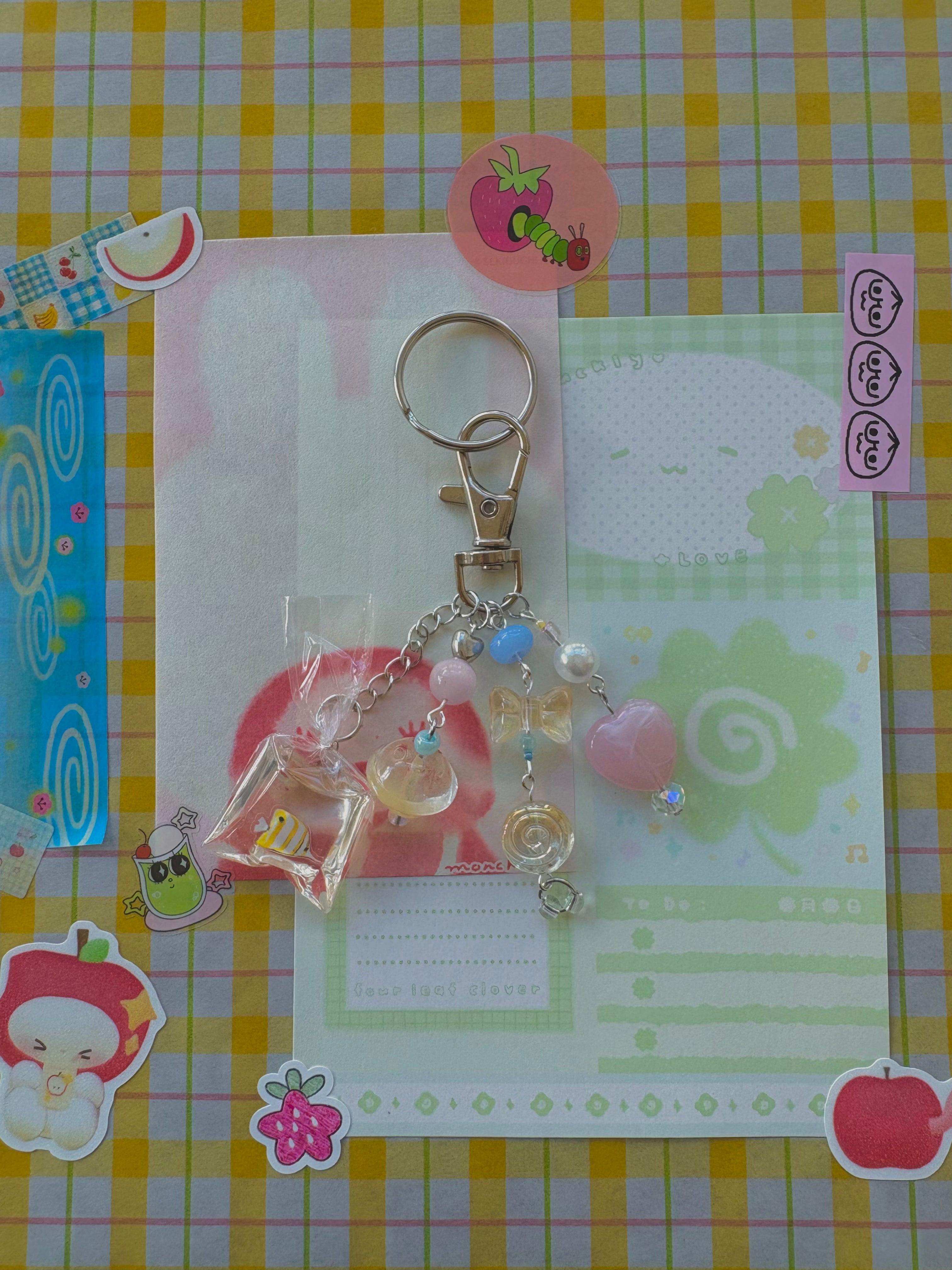 bubblegum keychain
