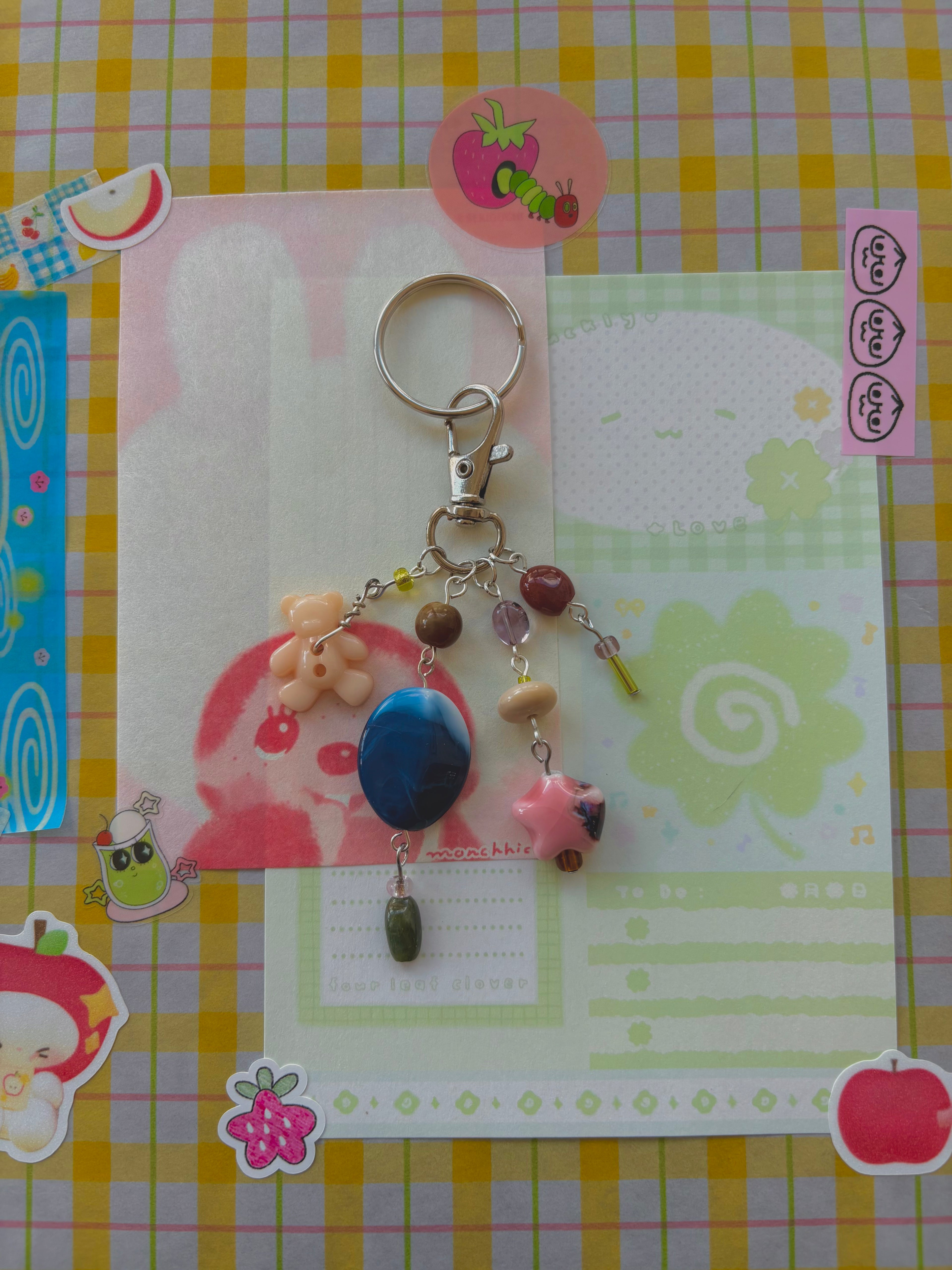teddy bear keychain