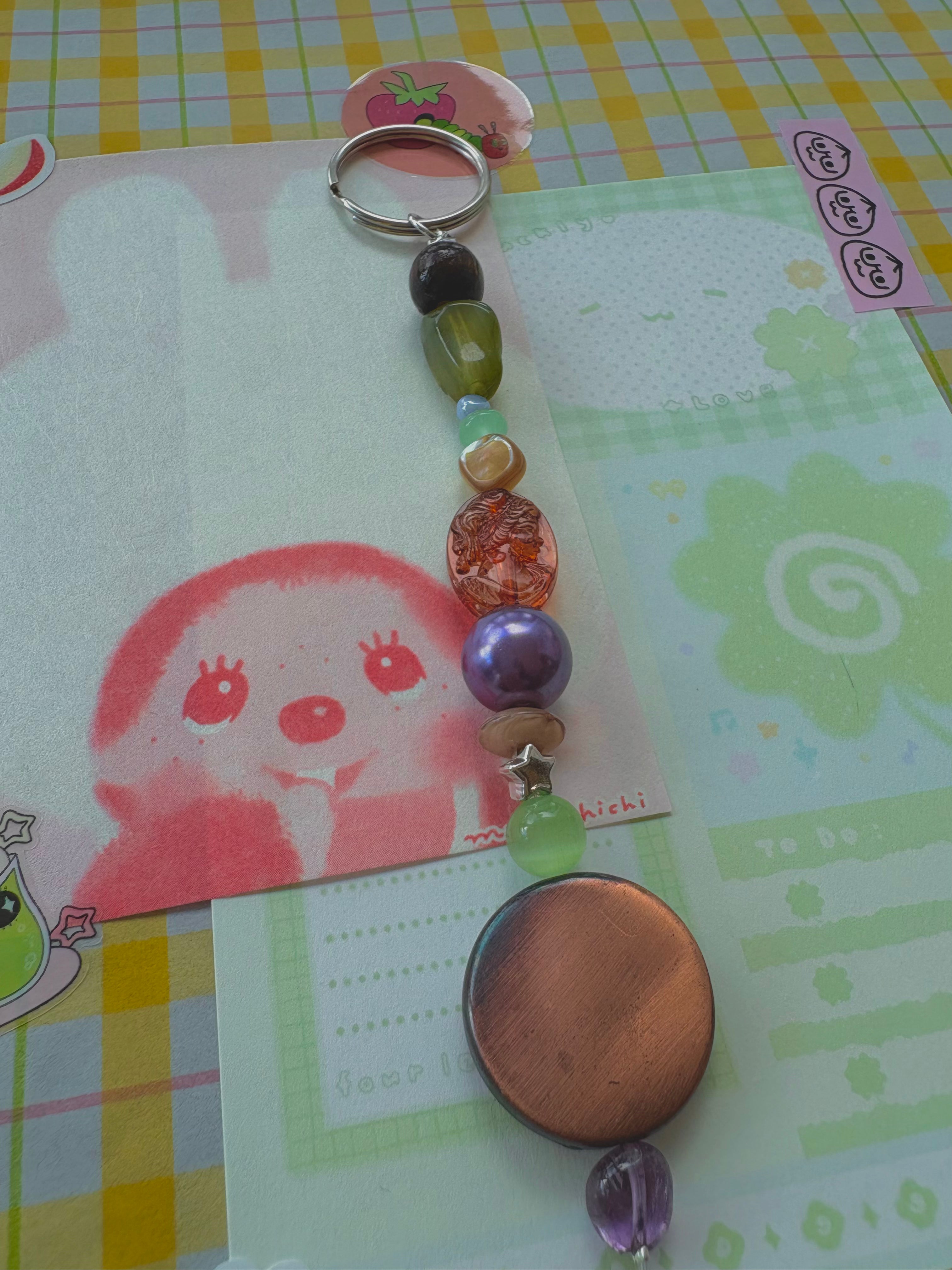 copper mine bag charm