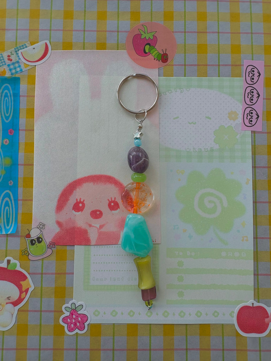gem medley bag charm