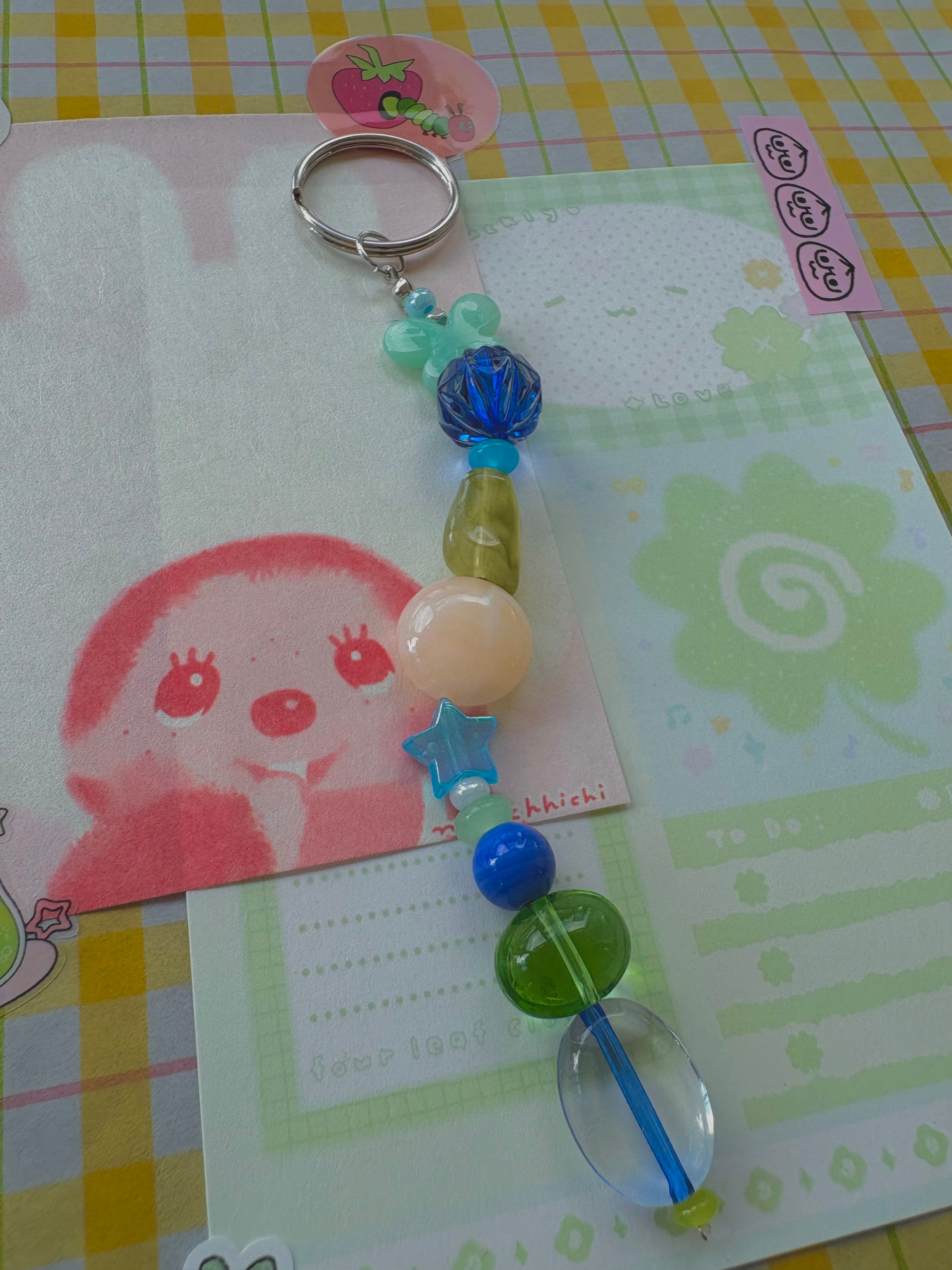 ocean floor bag charm