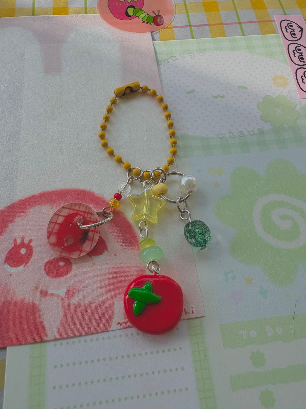 tomato tomatoh small keychain