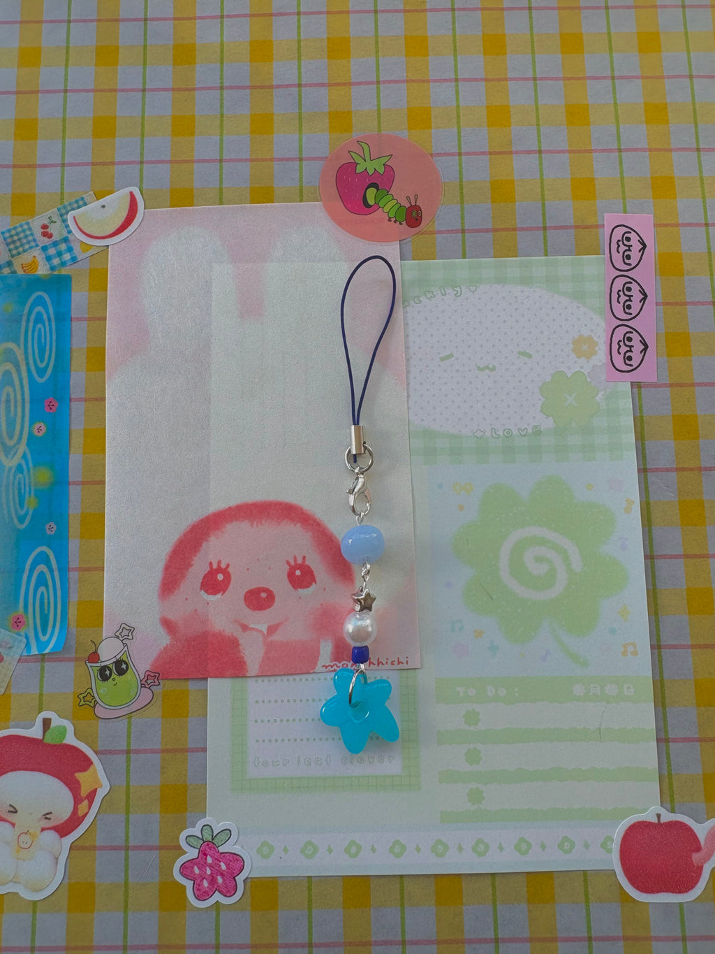 dark blue phone charm ˙ . ꒷ 🪼 . 𖦹˙