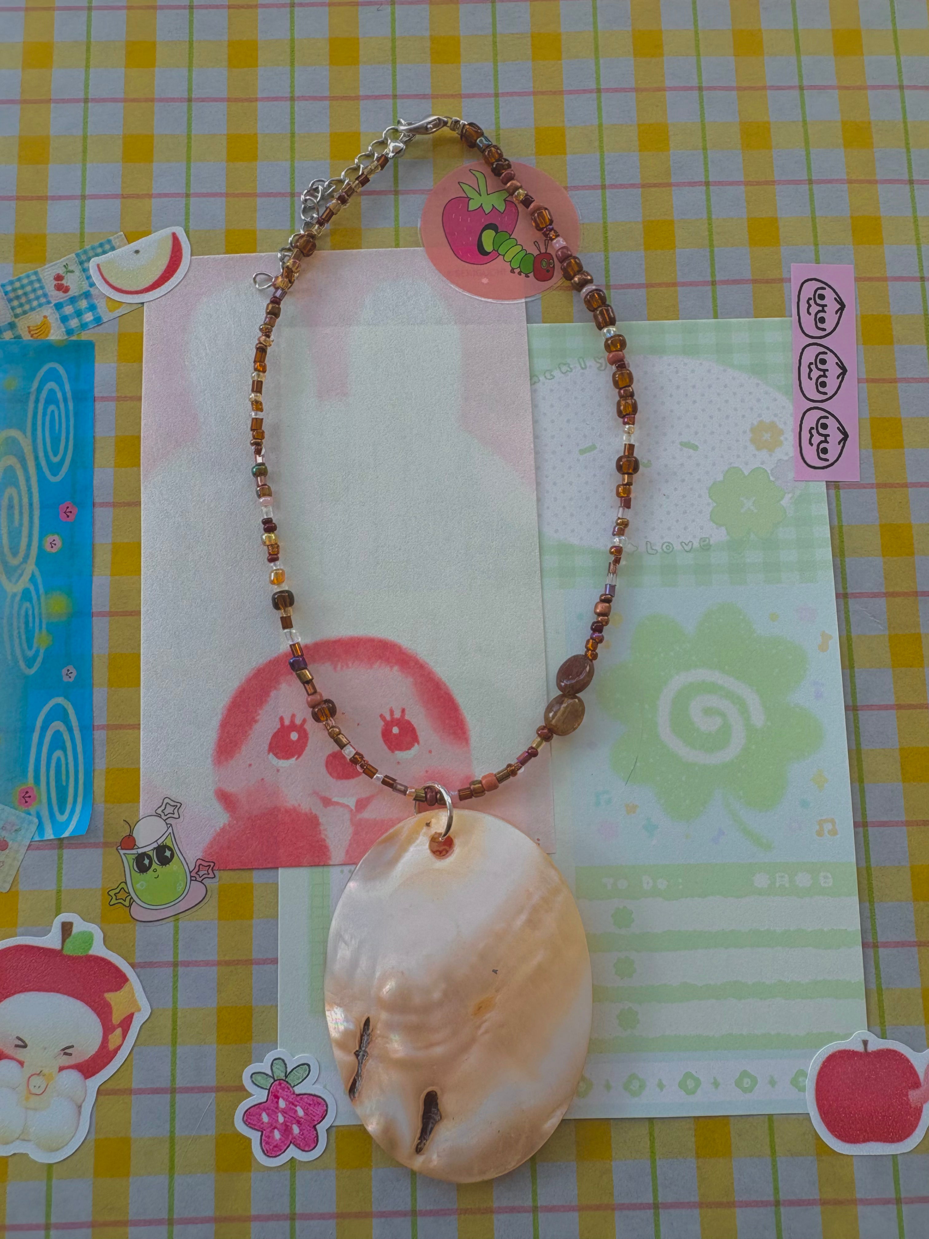 shell choker ⋆｡𖦹 °.🐚⋆❀˖°