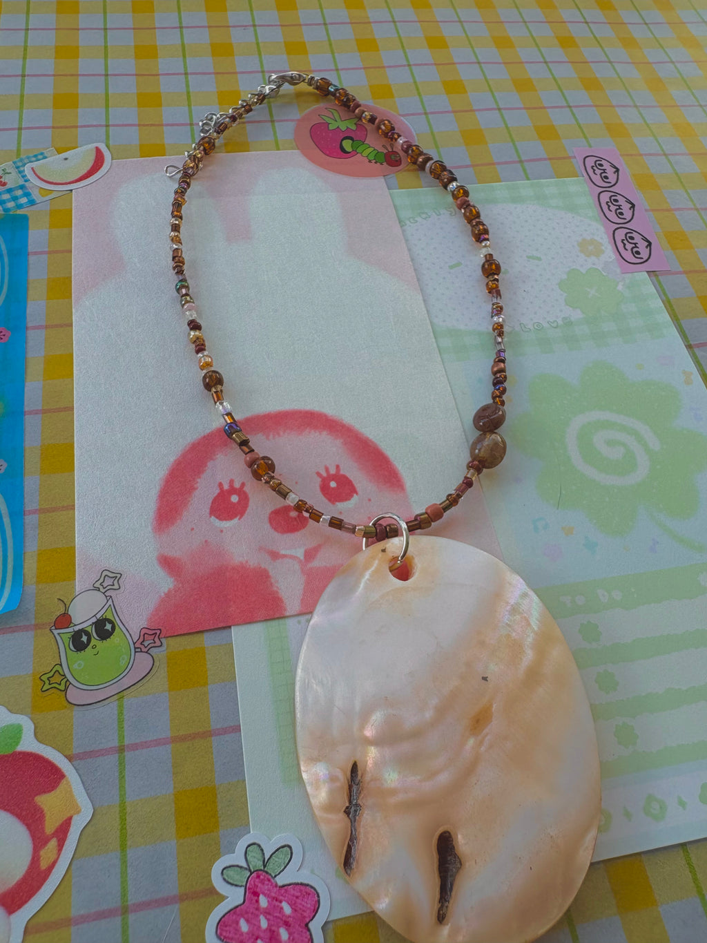 shell choker ⋆｡𖦹 °.🐚⋆❀˖°